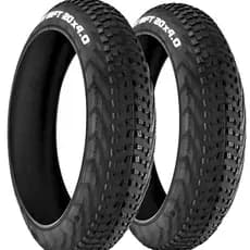Kit 2 Pneu 20x4.0 Fat Bike Gordo Para E-Bike Mobilete Street