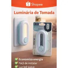 Luminária Noturna LED Inteligente de Tomada