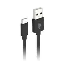 Cabo USB A x USB C C3 Tech CB-C11BK (1 Metro - USB 2.0)