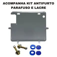 Suporte Protetor Moldura De Placa Moto Mercosul Ferro