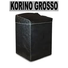 Capa Máquina de Lavar Preta Korino 7kg 8kg 9kg 10kg 11kg 12kg 13kg 14kg 15kg 16kg Todos Tamanhos e Marcas