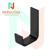Kit  Gancho Suporte de Parede para Banheiro Luxo Preto Premium