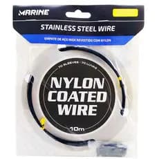Cabo de Aço Inox Empate Revestido com Nylon - Black