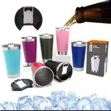 COPO TERMICO 473ml Tampa e abridor mantém bebidas quentes e geladas