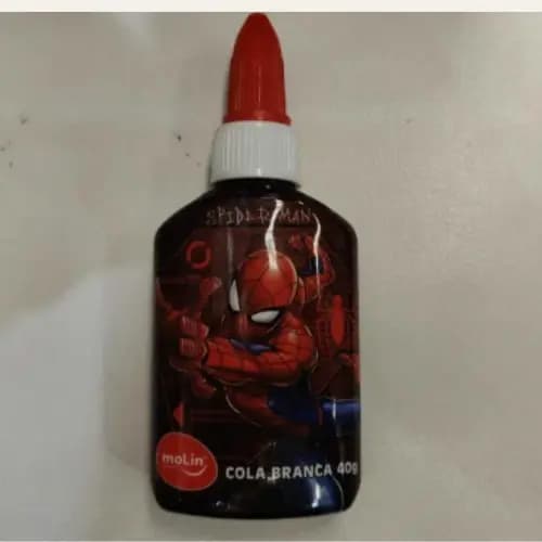 Cola Liquida Branca Homem Aranha Escolar