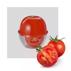 PORTA METADE TOMATE DE PLASTICO