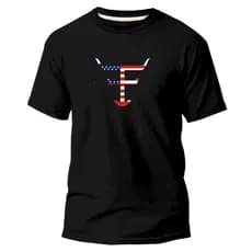Camiseta Adulto Unissex Logo Texas USA Cores bandeira Moda Country