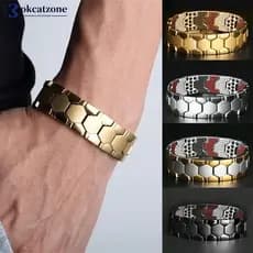 OKCATZONE Moda Pulseira De Energia Para A Saúde Destacável Mental Bio Magnética Anti-Fadiga Pulseiras Radiação Jóias A4R7