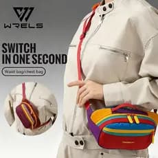 Bolsa Crossbody À Prova D'água , Leve , Ombro Único , Grande Capacidade , De Peito , Caminhadas Ao Ar Livre , Pochete