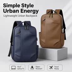 Mochila Para Laptop De 15.6 Polegadas , Resistente À Água , Carregamento USB , Viagem Bolsa Trabalho , Escola , Deslocam