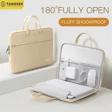 180 ° Bolsa Para Laptop Totalmente Aberta , De Negócios Da Moda Adequada MacBook Air Pro De 13.3 14 15 15.6 Polegadas Xi