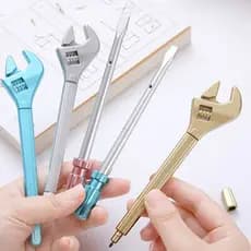 Caneta ferramenta de simulação chave inglesa Chave de fenda caneta de gel Caneta de estudante criativa Papelaria presente prêmio Caneta divertida