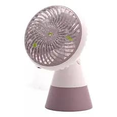Ventilador De Mesa Versão Mini Recarregável C/ Cabo Usb - Envio Rápidp