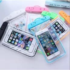 Kit 2 Capa Bolsa Prova Dágua Impermeável Universal Celular