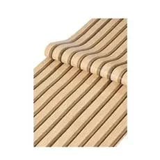 Papel De Parede Adesivo Ripado De Madeira Lavável 45cm X 10m