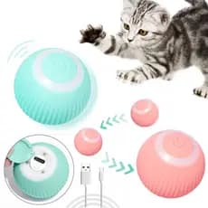 Bola Automática Elétrica para Gato - Brinquedo com Recarga USB