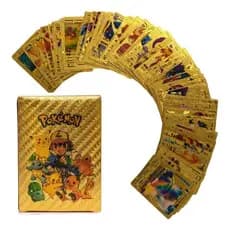 Edição de Colecionador: 10 Cartas Pokémon Douradas com Personagens Icônicos