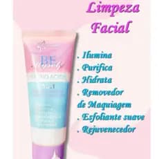 Sabonete Facial 3 em1 Remove Make, Limpa e Exfoliate 100ml D'hermosa