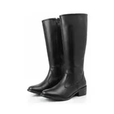 Bota Montaria Couro Feminina Outono/Inverno 2026