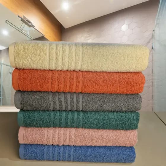 Toalha Banho 3pçs Voyage 70x140cm Atacado Direto Fabrica Brusque