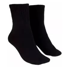 Kit 60 Pares Meia Masculina Esportiva Preta Algodão Atacado