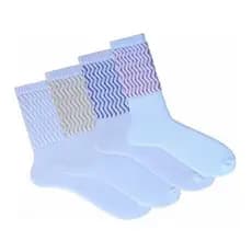 Kit C/36 Par De Meia Aeróbicas Algodão Conjunto Feminino