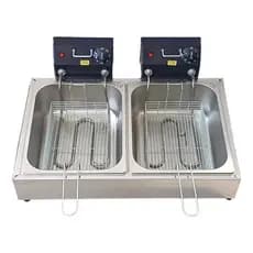 fritadeira elétrica industrial 2 cubas 5 litros cada 10 litros OFERTA