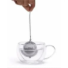 Infusor Cha Inox Difusor Peneira Coador Corrente Bolinha Kit Chá