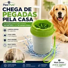 Copo Limpador de Patas para Cachorro Limpeza Rápida 600ml Portátil PawPure™