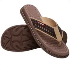 Chinelo Ortopédico Sandália Couro Legítimo Antistress Anatômica Envio Já