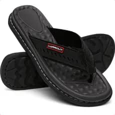 Chinelo Masculino Couro Legítimo Ortopédico Sandália Antistress