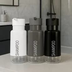 Kit Dispenser organizador shampoo, Sabonete e condicionador