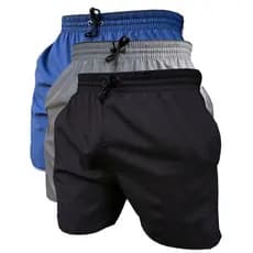 Kit 2 Shorts Tactel Bermuda Masculina Mauricinho Kit Short Tectel Praia Short Masculino Liso