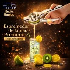 Espremedor de Limão Laranja Prático Espremer para Suco Sucos Limonada Aço Inox Resistente
