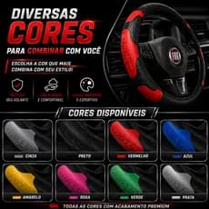 Capa Volante Automotivo Universal Diversas Cores