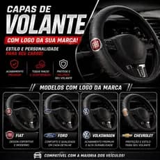 Capa Para Volante Automotivo Várias Marcas e Cores