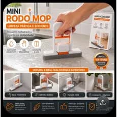 Mini Rodo Mop Esfregão Portátil Absorvente Auto Squeeze