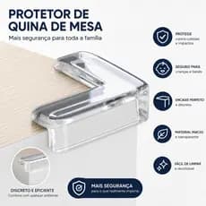 4/8/12/16/20 Protetor de Quina de Mesa Silicone com Adesivo Protetor de Canto Segurança para Crianças e Bebês