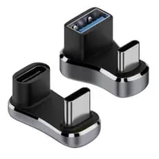 Conversor De Carga Rápida USB C Para Tipo Adaptador Em Forma De U De Carregamento PD Transferência De Dados Otg Tablet D
