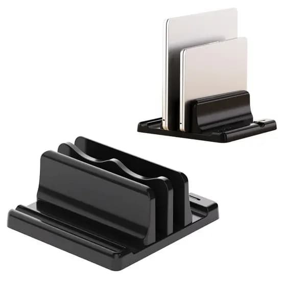 Laptop Vertical Ajustável Suporte Refrigerador Mesa Armazenamento Espaço Economizar Rack Para Tamanho Universal Portátil