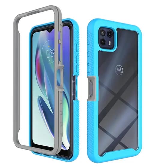 Para Motorola Moto G50 5G Corpo Inteiro Híbrido Anti-Risco Armadura À Prova De Choque Capa Protetora