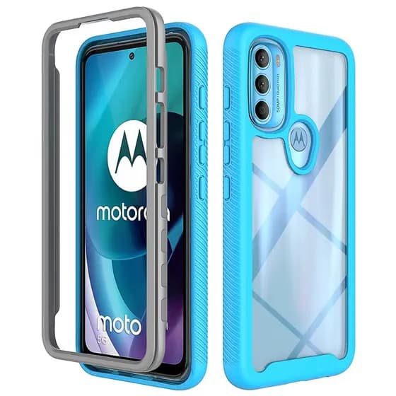 Para Motorola Moto G71 5G Corpo Inteiro Híbrido Anti-Risco Armadura À Prova De Choque Capa Protetora