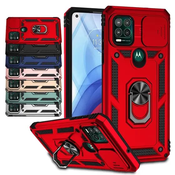 Para Motorola Moto G Stylus 5G 2021 Armadura Híbrida À Prova De Choque Caso Slide Lente Da Câmera Proteger Capa