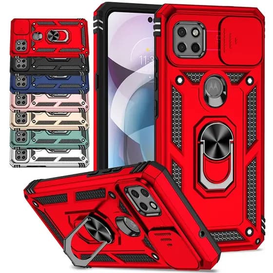 Para Motorola Moto G 5G/One 5G Ace Armadura Híbrida À Prova De Choque Caso Slide Lente Da Câmera Proteger Capa