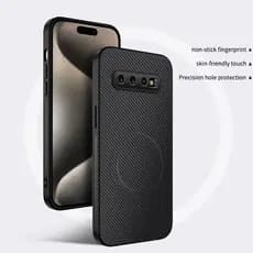 Para Samsung Galaxy S10/S10e/S10 Plus 5G À Prova De Choque Luxo Fosco Caso Carregamento Sem Fio Capa