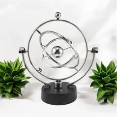 Pêndulo Cinético Orbital Cosmos A Pilhas Rotativo Decoraçao