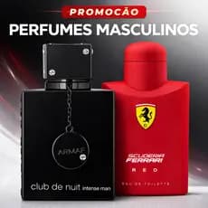 Perfume Ferrari Red e Niight Clluib Poder e Fragancia Linha Premium 100ml para Homens EntregaRapida