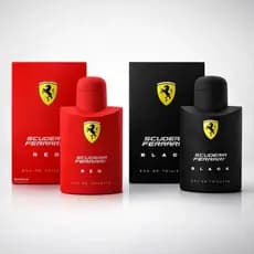Kit De 1 até 2 Perfumes Ferrari Black e Red Masculino 100ml  EDT Importado Longa Duração