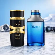 Kit De 1 Até 2 Perfumes Masculino Asad ou Kaiak - Alta Fixação  Marcante Elegante Dia e Noite