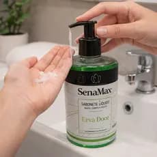 Sabonete Líquido Erva Doce 500ml Verde Mãos Corpo Rosto Hidratante Limpeza Suave Perfumada